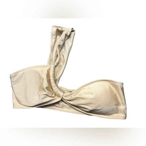 ZAFUL women’s gold one shoulder bikini swim set size L NWT - Picture 4 of 14